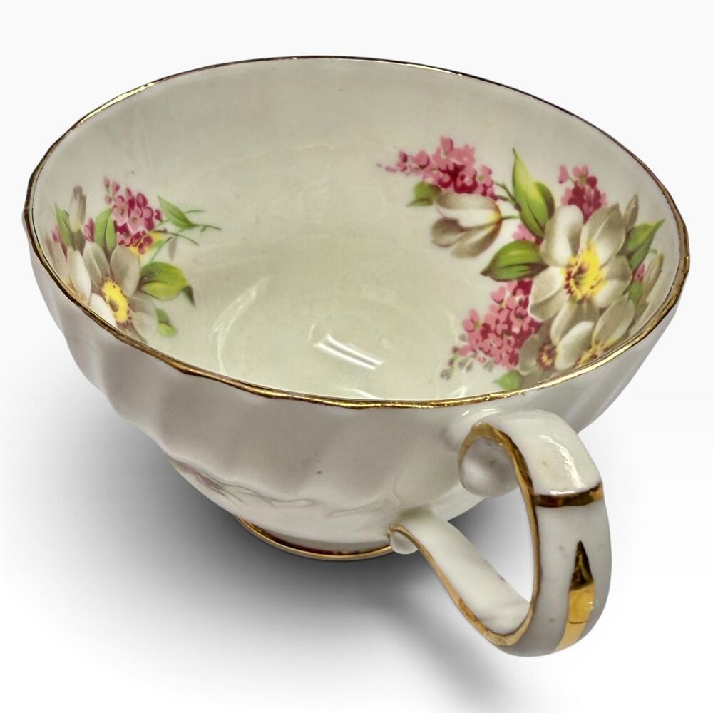 Stanley Teacup & Saucer Floral Bouquet Gold Trim Fine Bone China England - Picture 8 of 11